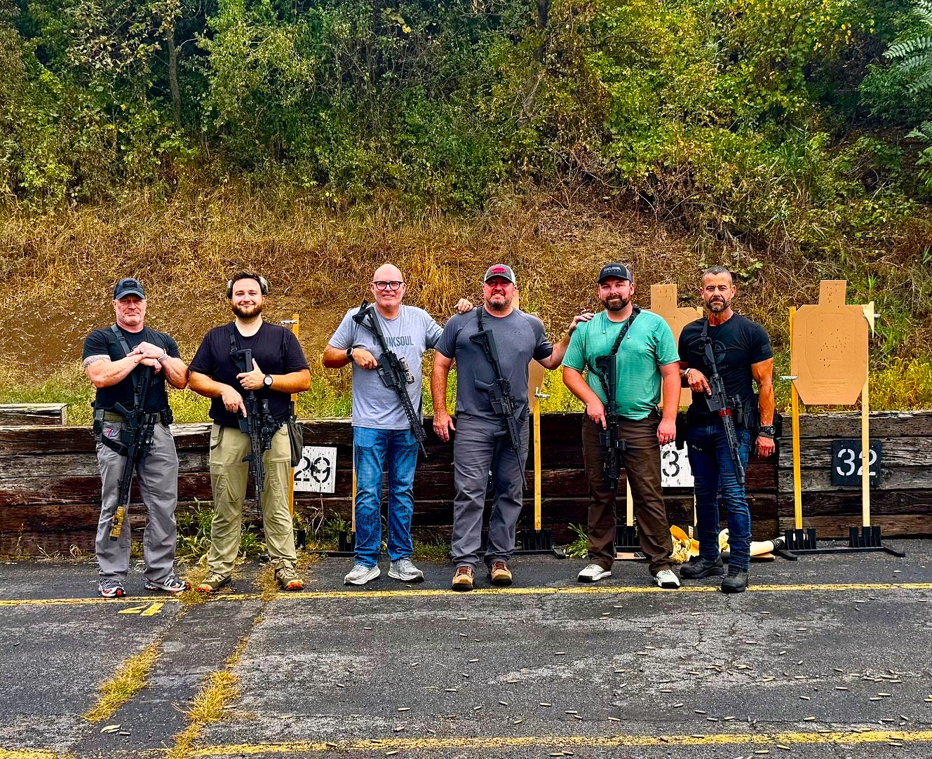 Tactical Consultants owner Damon Smith teaching clients how to properly use an AR-15 for self defense and home protection